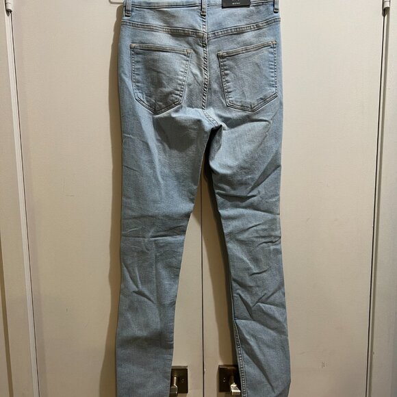 H&M Women's Skinny Stretch High Waist Ripped Jeans - Picture 3 of 5